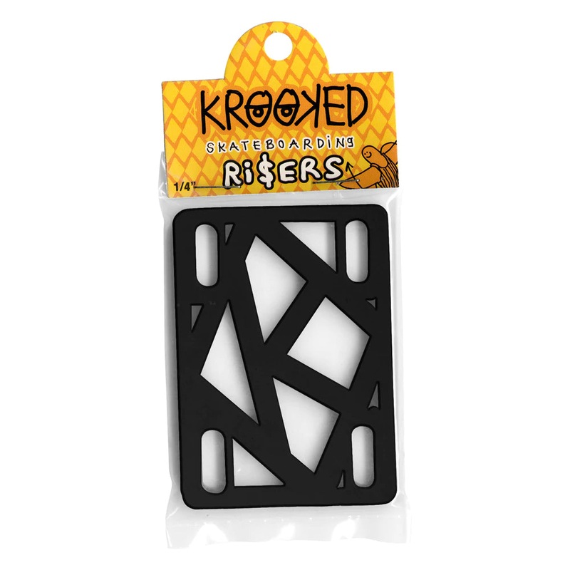 Krooked Riser Set 1/4″ Black