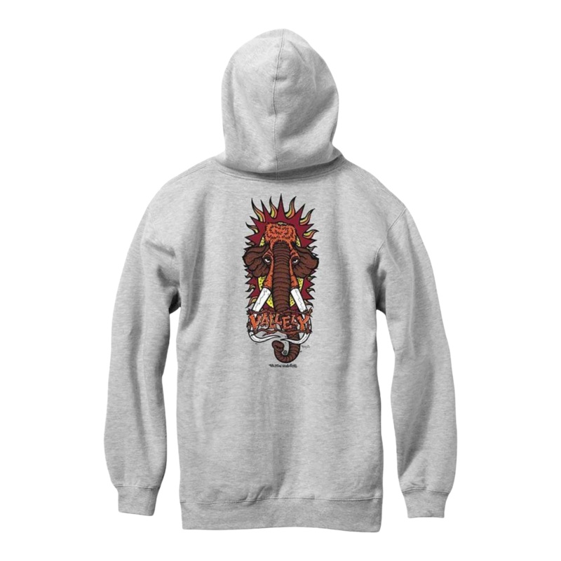 New Deal Vallely Mammoth Hoodie Grey S