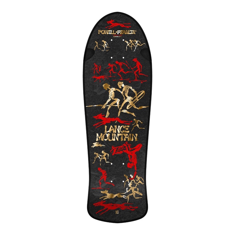 Powell Peralta Bones Brigade Series 16 Lance Mountain Black/Gold Foil Deck 9.90 9.90