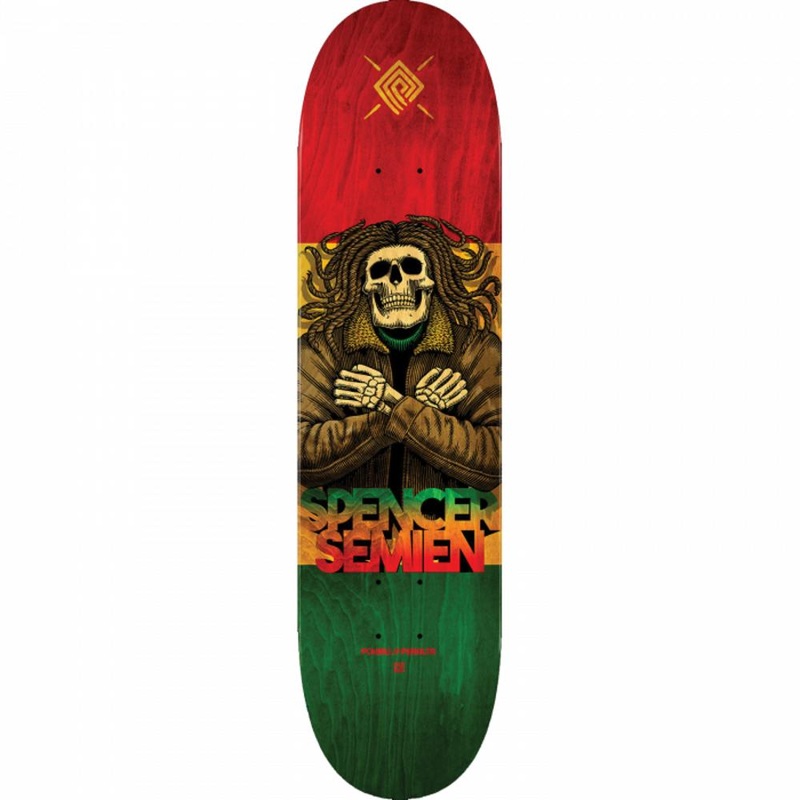 Powell Peralta Semien Dread 8.5″ Rasta Skateboard Deck