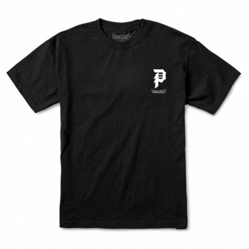 Primitive Skateboarding Primitive X Dragon Ball Z Vegeta Glow T Shirt Black Medium