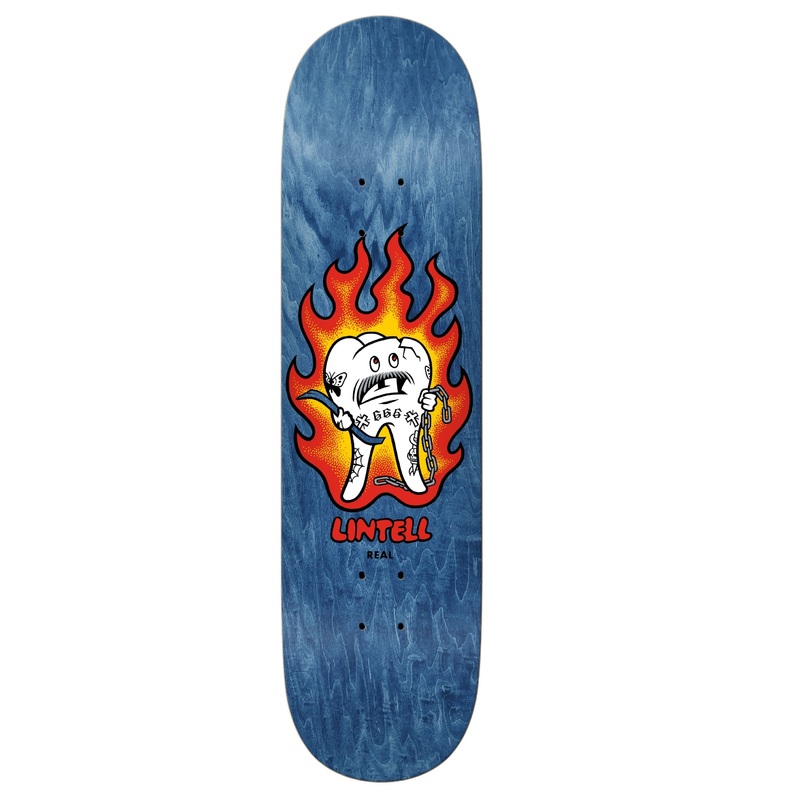 Real Skateboards “Harry Lintell- Mascot” 8.5″ Deck