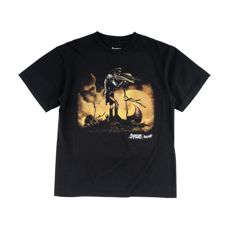Welcome & Adventure Time Billy Short Sleeve T-Shirt Large Black