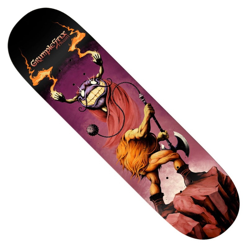 Anti-Hero Grimple Stix Peter Hewitt Barbarian Deck Multicolor 8.5 x 31.8 WB:14.25