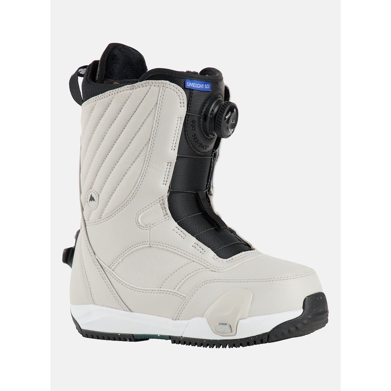 Burton Women’s Limelight Step On BOA Snowboard Boots – 2025 6 Gray Cloud