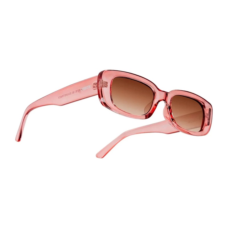 Cassette Soundtrack Sunglasses Dusty Rose/Gradient Brown Lens
