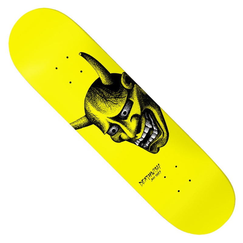 Deathwish Jake Hayes All Tore Up Deck Dipped Yellow 8.5 x 31.75 WB:14.28