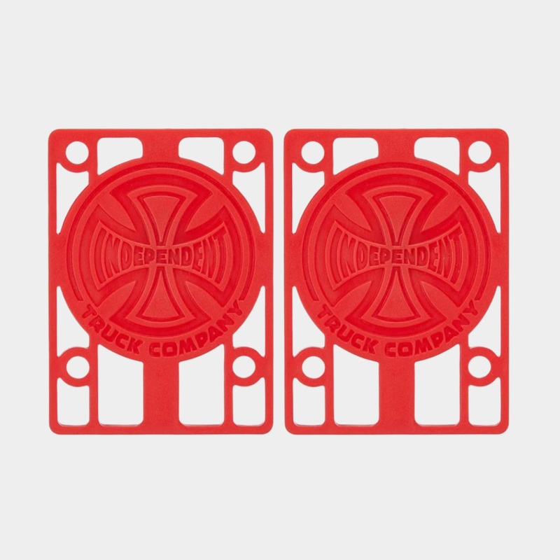 Independent 1/8″ Riser Pads – Red