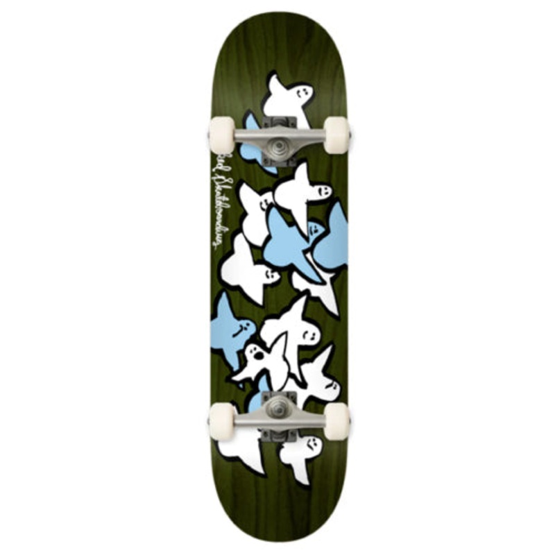 Krooked Birds Complete Skateboard 7.3″ 7.3″ Green Veneer