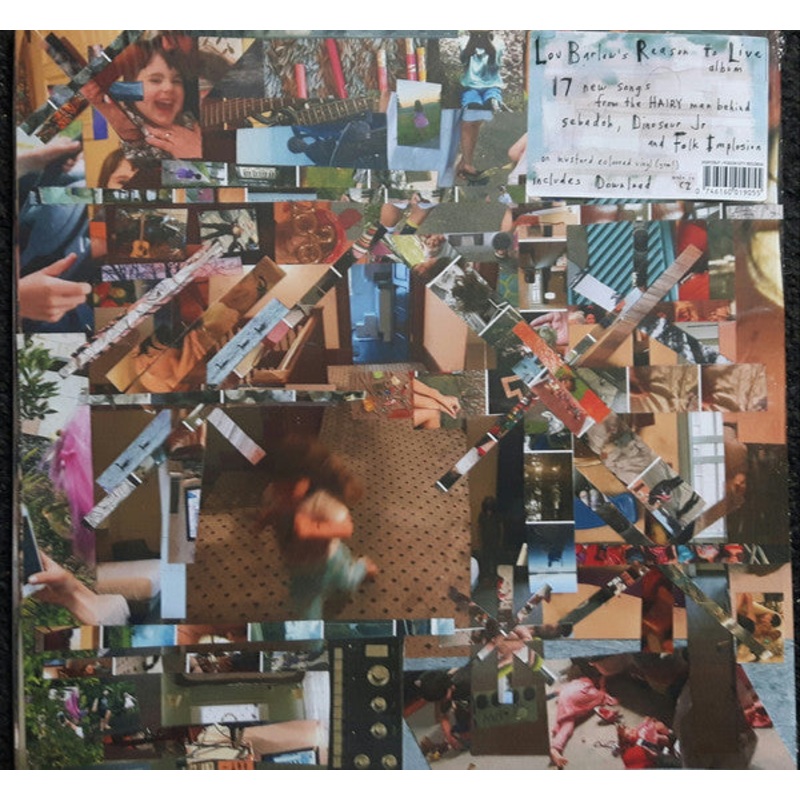 Lou Barlow  Reason To Live Color Vinyl LP Record