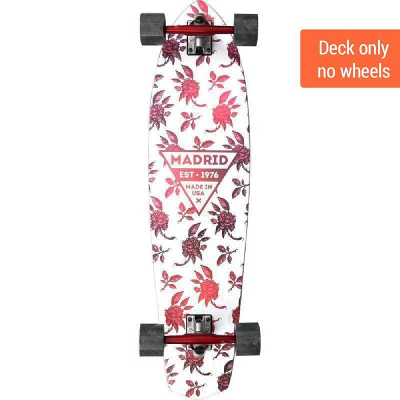 Madrid Dude 37.25″ Rosa Carver Longboard Deck ONLY Deck