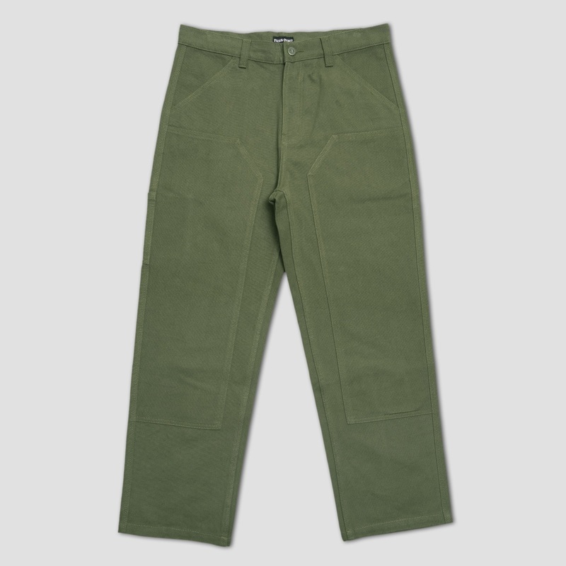 PassPort Double Knee Diggers Club Pant Olive 28