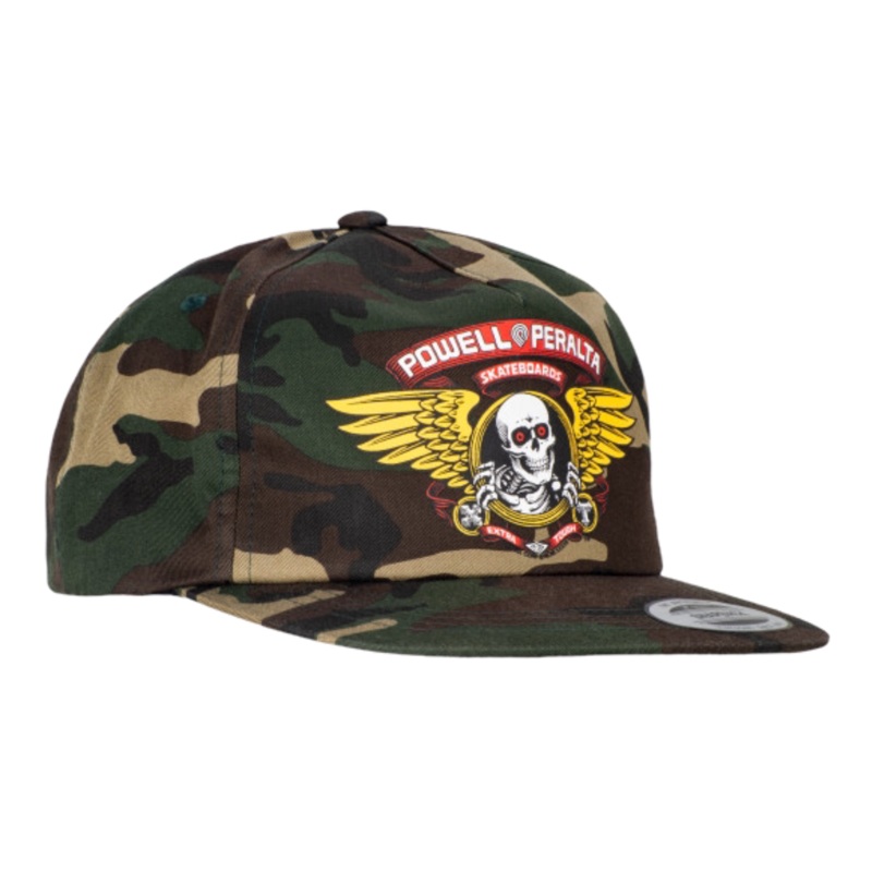 Powell Peralta Winged Ripper Snap Back Cap Camo OS Camo