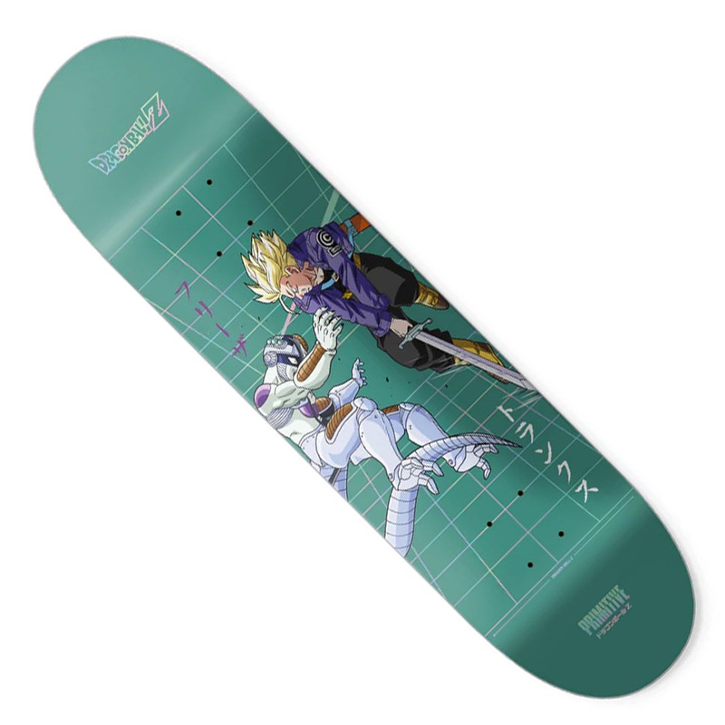 Primitive Skateboarding Dragon Ball Z Timeline Deck Teal 8.125 x 31.75 WB:14
