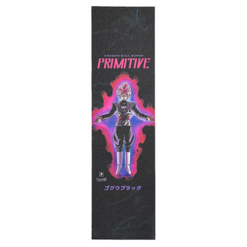 Primitive Skateboarding Primitive x Dragon Ball Z Goku Black Rose Griptape Black 9×33
