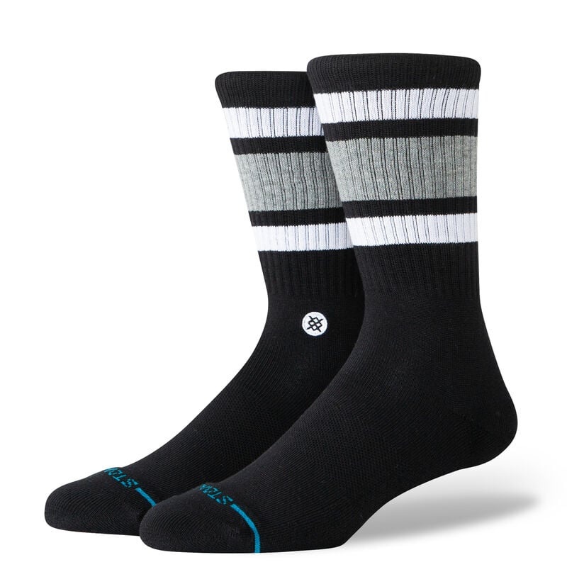 Stance Boyd Crew Socks Black Medium Black