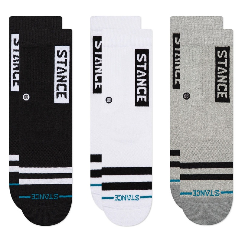 Stance OG ST Kids 3-Pack Crew Socks Multicolor Large