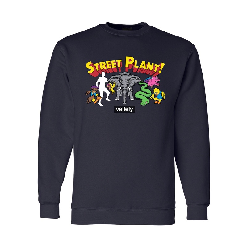 Street Plant Mike Vallely Super Friends Crewneck Sweatshirt Small
