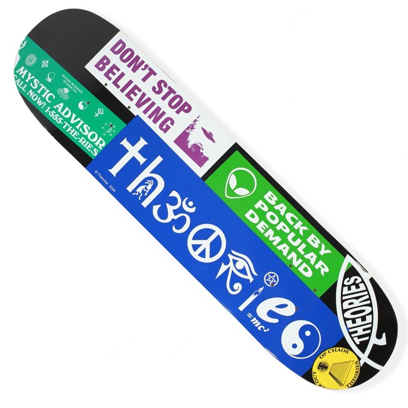 Theories Coexist Deck Black 8.5 x 32.25 WB:14.5