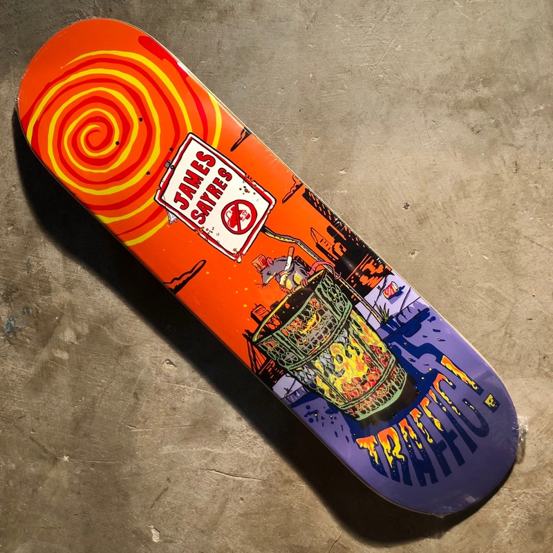Traffic Skateboards – James Sayres Rat Race Deck – 8.5″