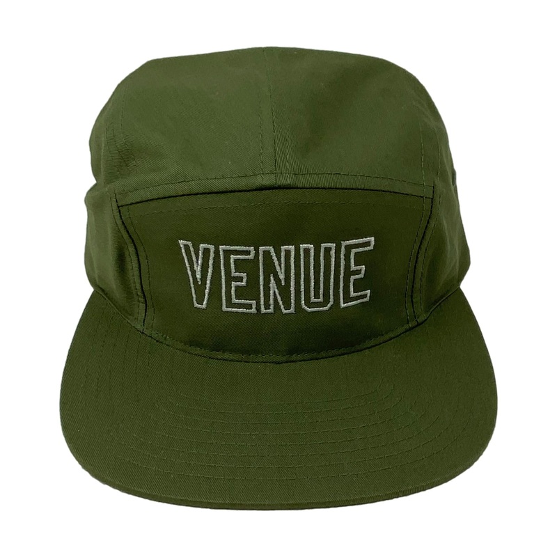 Venue Bar Logo 5 Panel Hat Army Olive
