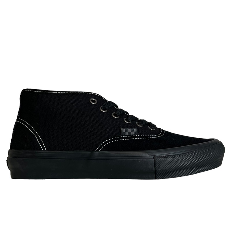 VN0A27371OJ Suede Black Authentic Mid Vans Skate Shoes 7