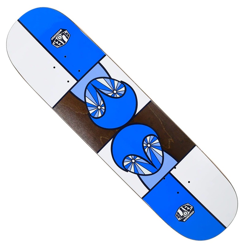 Alien Workshop Owlien Twin Tail Deck Assorted Underlay 8.375 x 32.25 WB:14.375