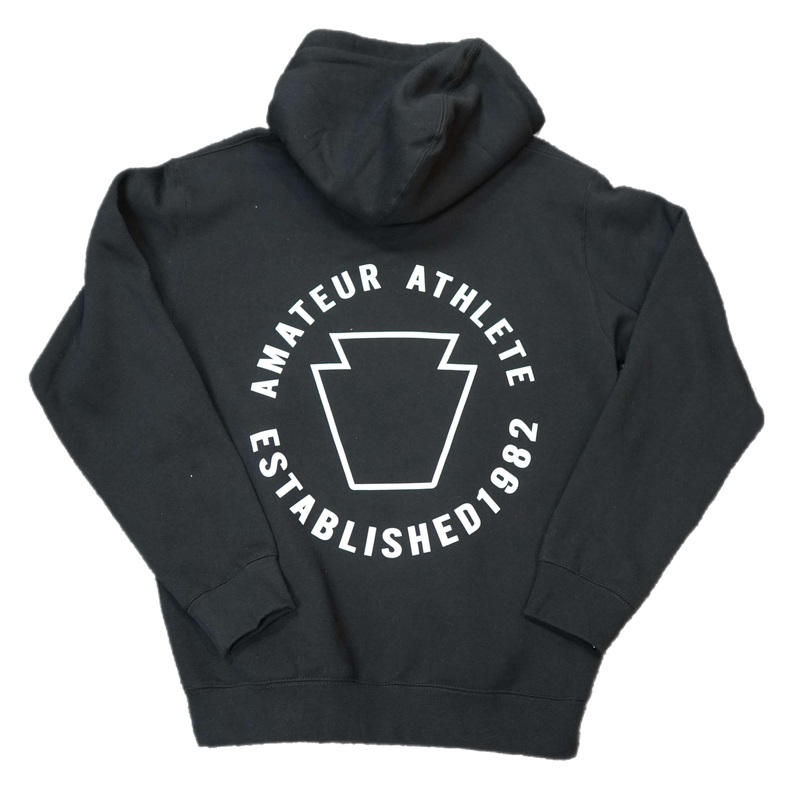 AMATEUR ATHLETE KEYSTONE HOODIE Black S