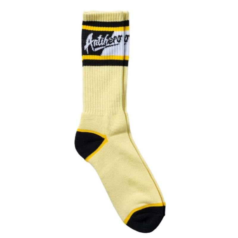 Anti Hero Scratch Crew Socks OSFM Cream