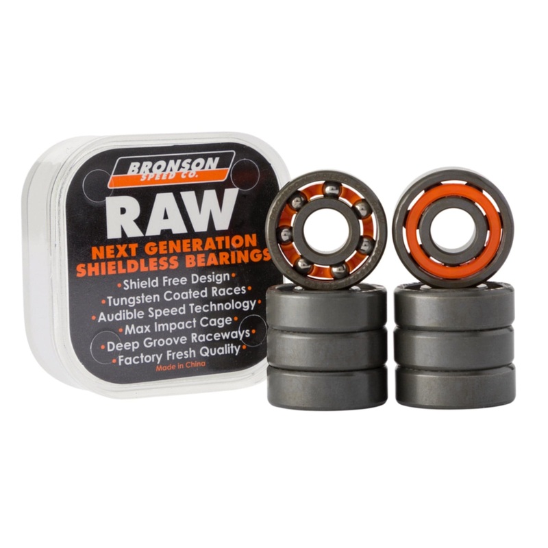 Bronson Bearings Raw Shieldless Box