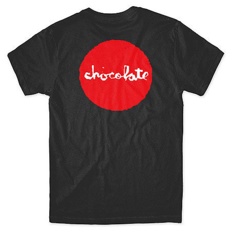 Chocolate Red Dot Pocket T Shirt Black Extra Large