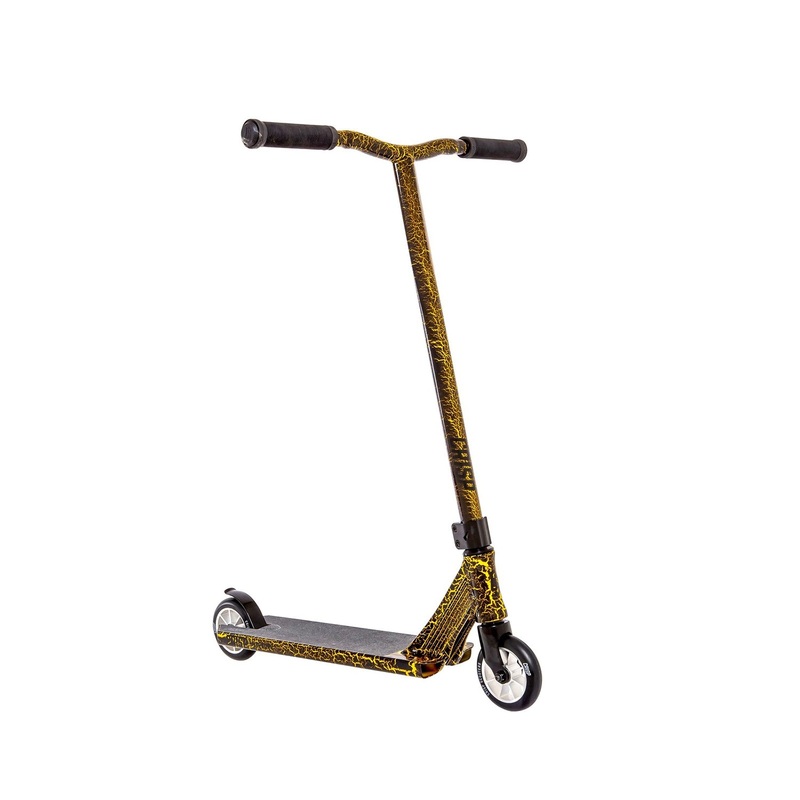 Crisp Inception Complete Scooter – Gold Cracking