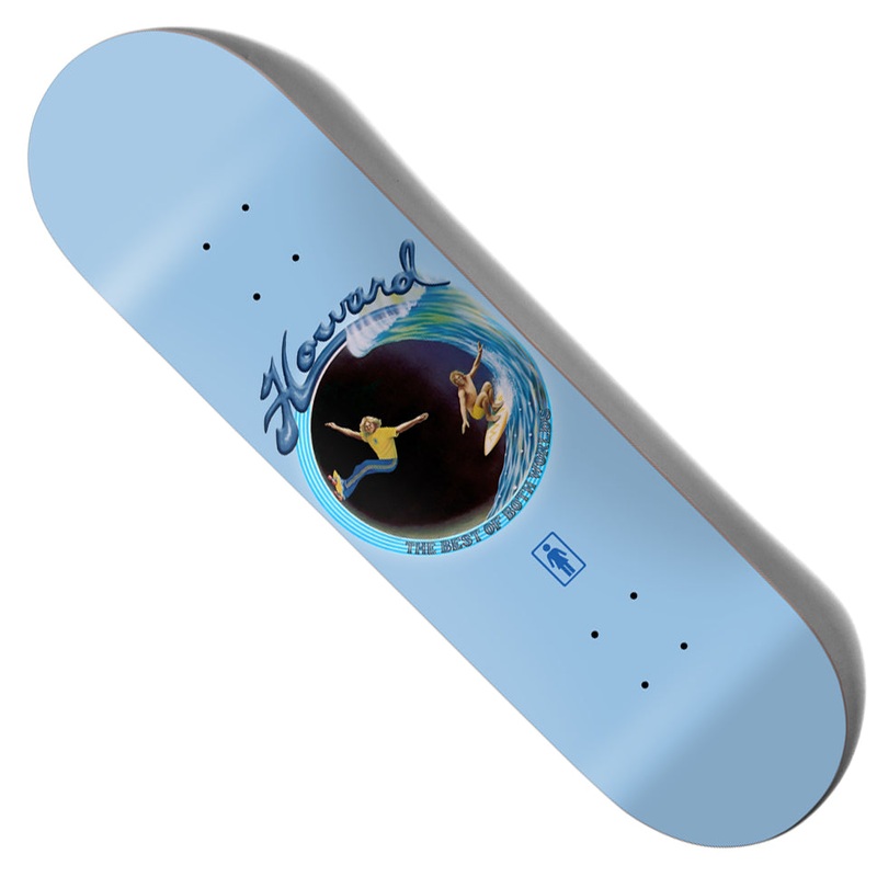 Girl Rick Howard Best of Both Worlds Deck Blue 8.25 x 31.875 WB:14