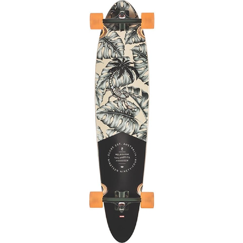 Globe Hurricane Leaves Tropical 40″ Pintail Longboard Complete