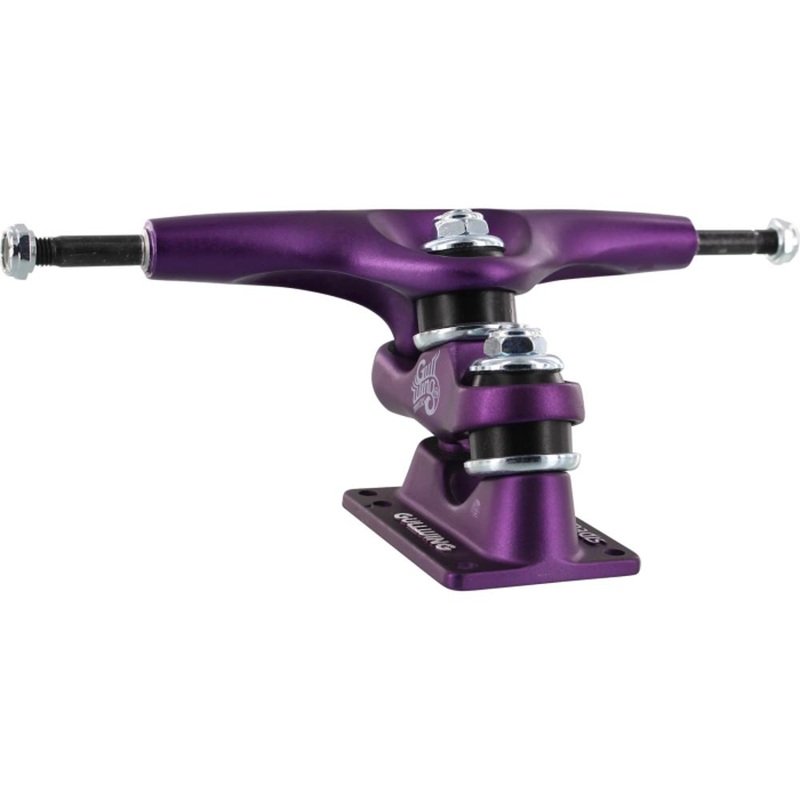 Gullwing Sidewinder II 10″ Purple Longboard Trucks | Set of 2