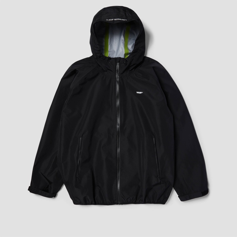 HUF Rainier Shell Jacket Black Small