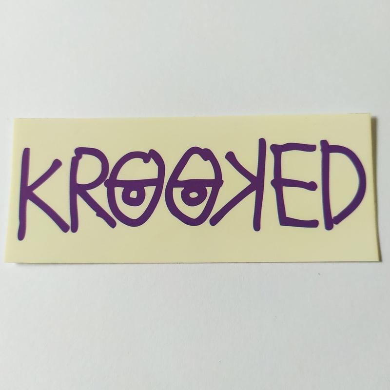 Krooked Skateboard Sticker