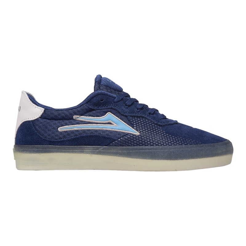 LAKIA ESSEX NAVY SUEDE CLEAR SOLE 9