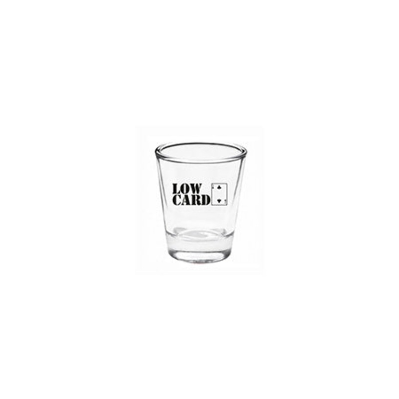Lowcard Magazine Shot Glass Clear/ Black One size fits all