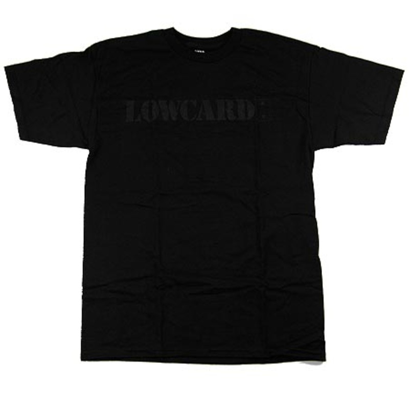 Lowcard Magazine Standard T Shirt Blackout Small