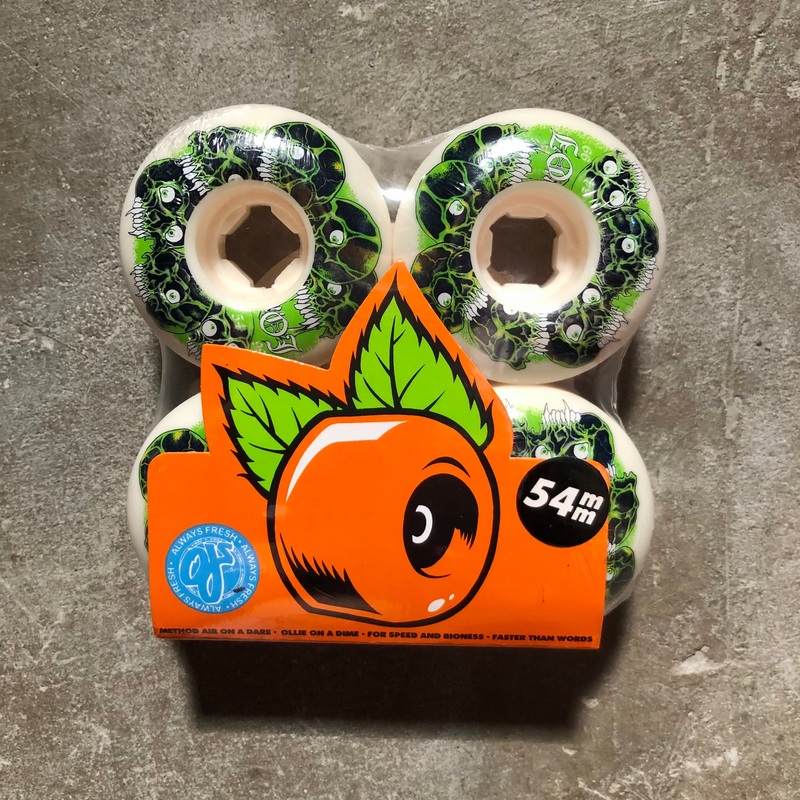 OJ Wheels – Grey Matter Juice Original White EZ Edge Wheels – 54mm 99a