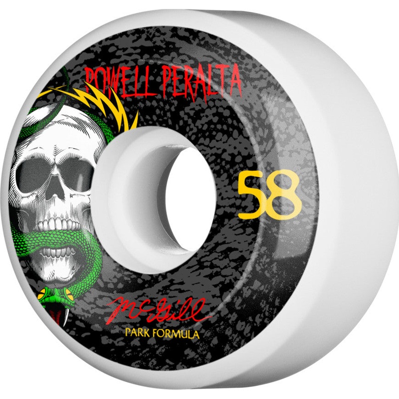 Powell Peralta Mike McGill Skull and Snake 58mm 104a Skateboard Wheels