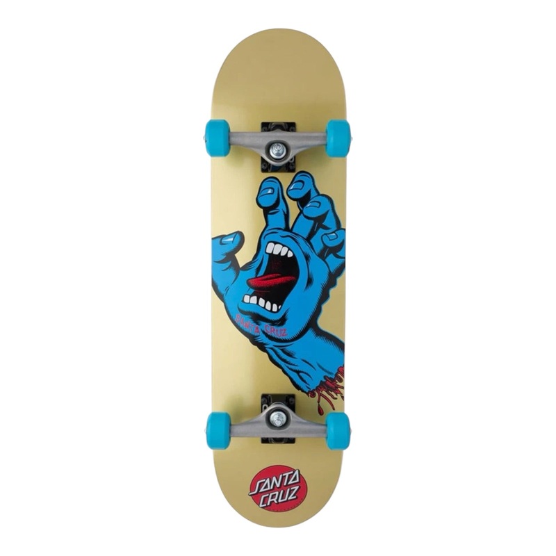 Santa Cruz Complete Skateboard 8.25 Large Screaming Hand 8.25