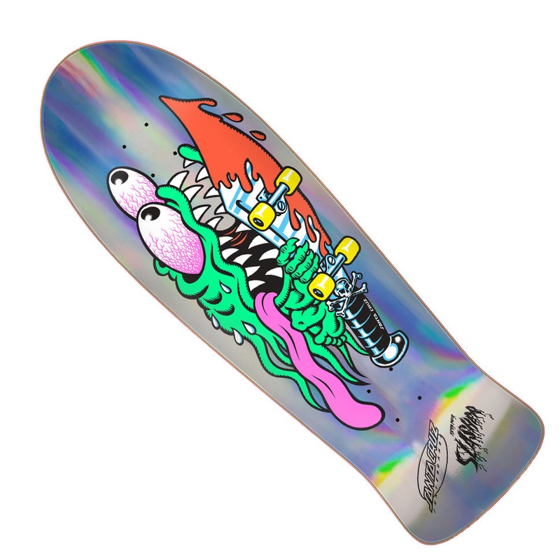 Santa Cruz Meek Slasher Reissue Shaped Deck Multicolor 10.1 x 31.13 WB:15.4