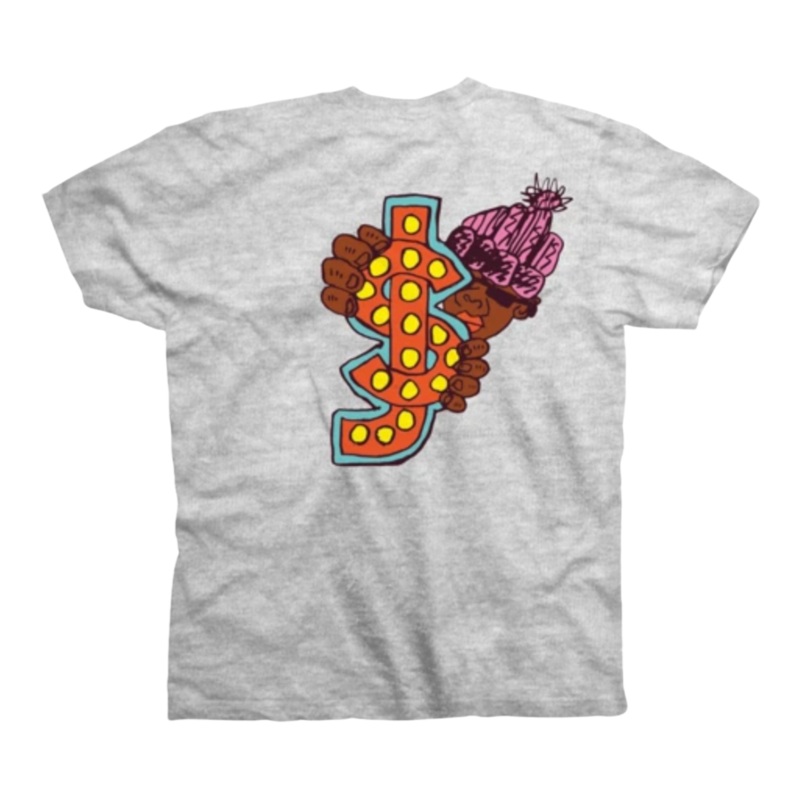 SHAKE JUNT CLASSIC ZACH TEE ASH HEATHER S
