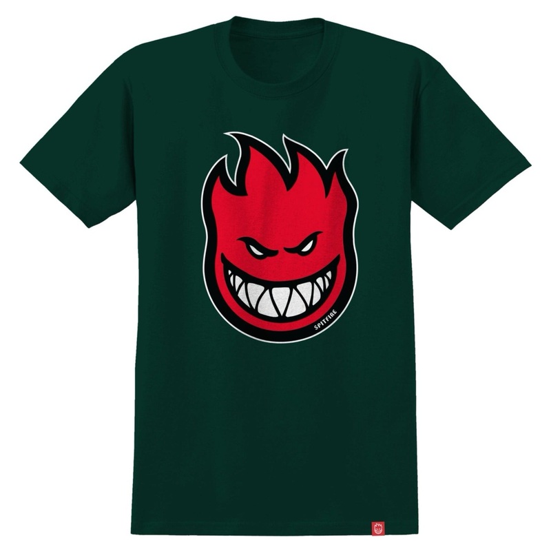 SPITFIRE BIGHEAD FILL FORREST GREEN T-SHIRT L