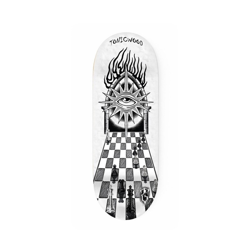 TonicWood Eternal Game Fingerboard Deck 32mm Popsicle 7-Ply Original