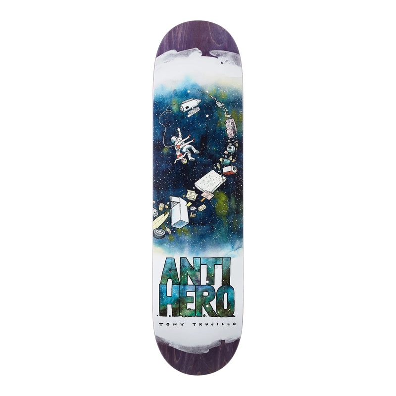 Anti Hero Trujillo Space Junk Deck 8.06 Assorted Stains 8.06