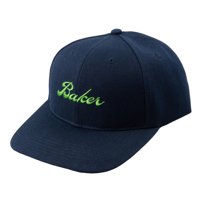 BAKER CURSIVE SNAPBACK HAT OS
