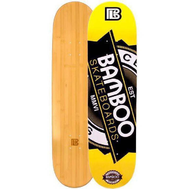 Bamboo Skateboard – Seal- From Bamboo Longboards – Complete 8.5